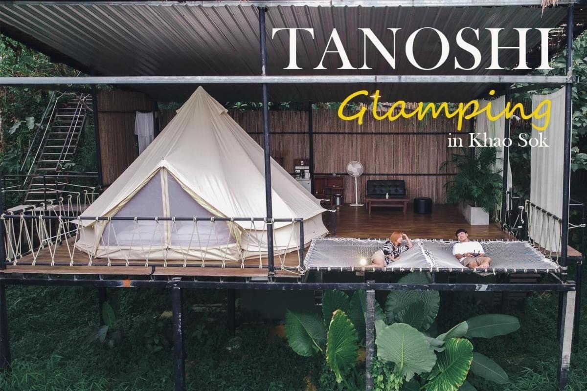 Hotel Tanoshi Glamping In Khao Sok Khao Sok National Park Exteriér fotografie